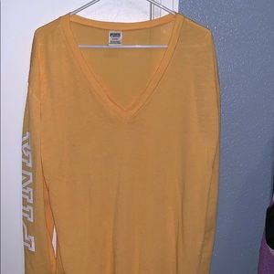 yellow long sleeve